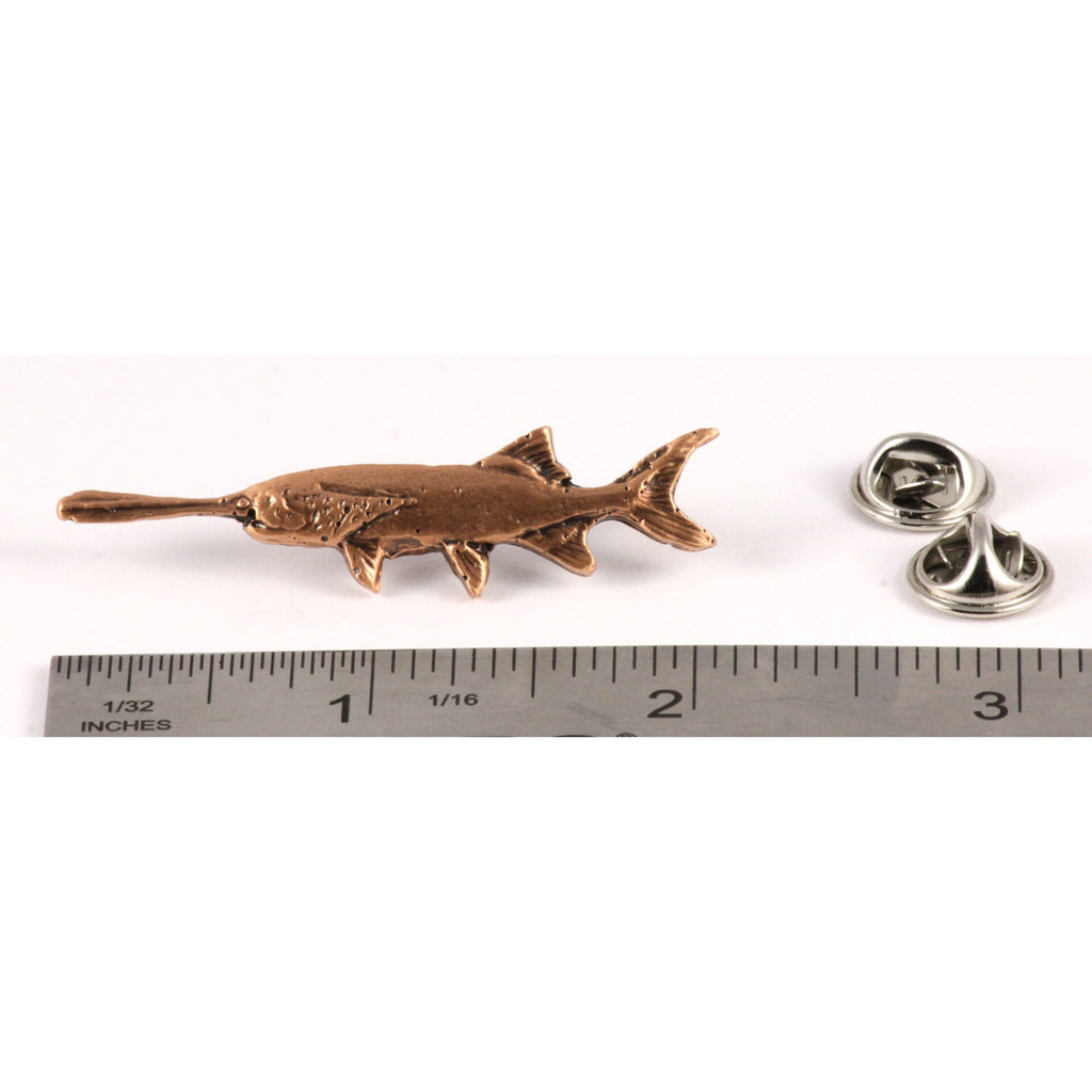 Paddlefish Pin F079