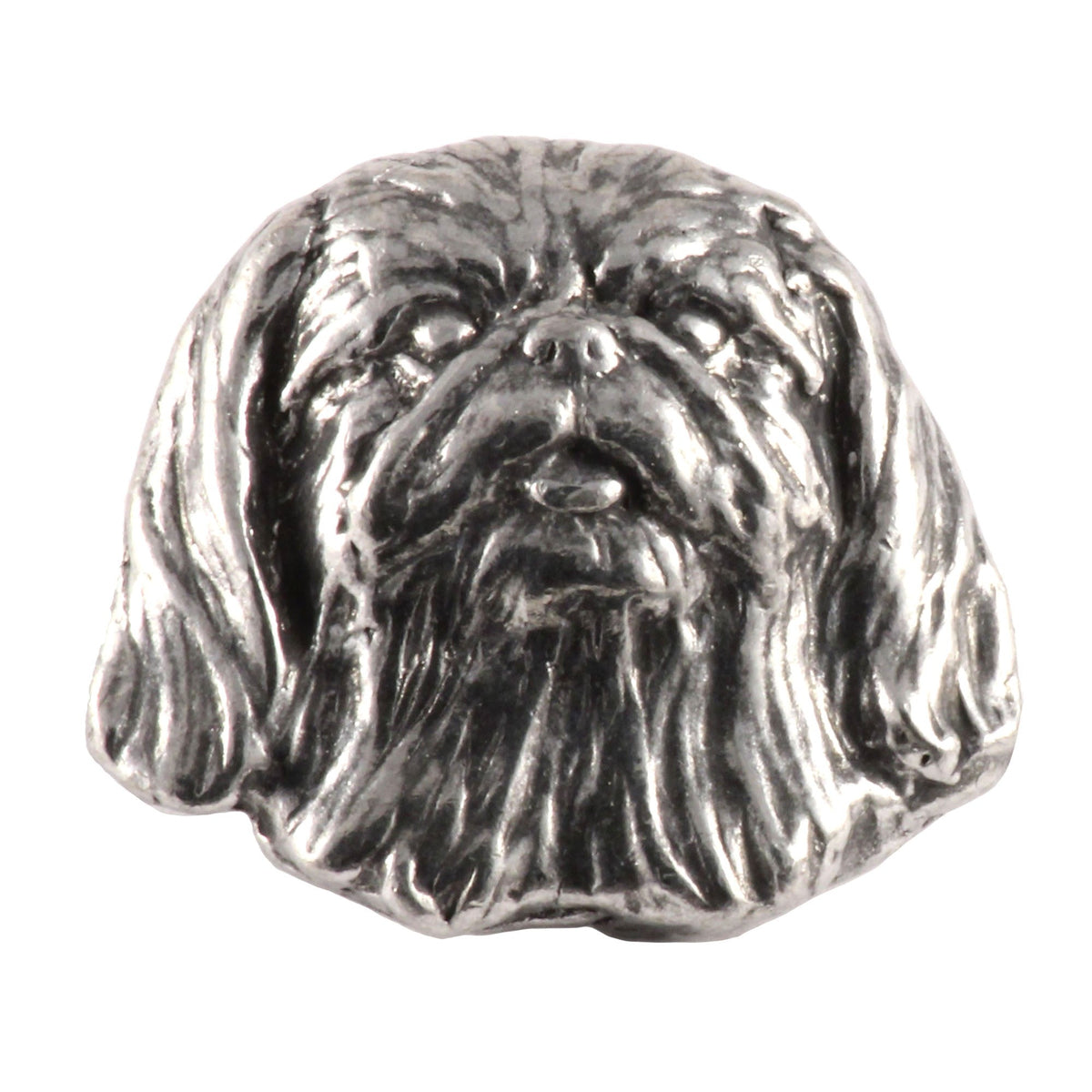 Pekingese Head Pin D136