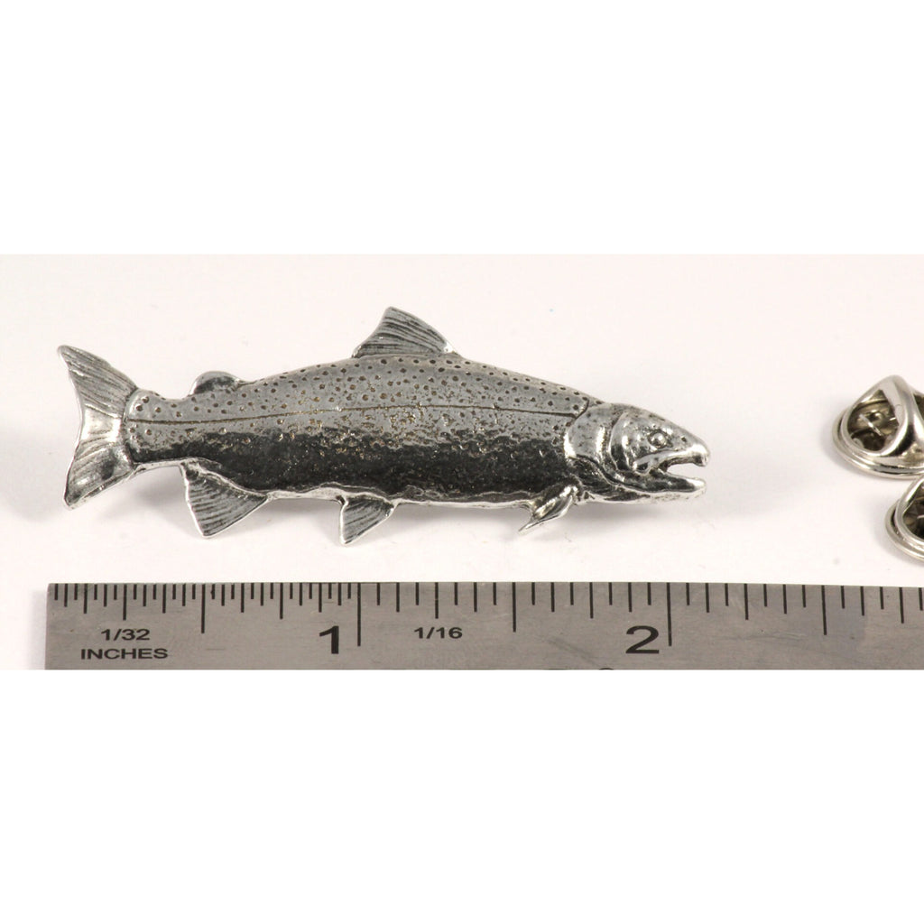 Pewter Rainbow Trout 25'' Club Pin P426