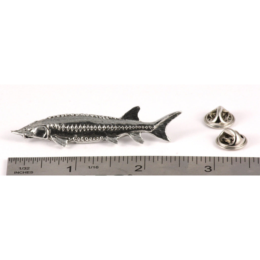 Pewter Sturgeon 72'' Club Pin P392