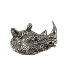Rhinoceros Head Premium Pin M104PR