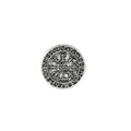 Runes Circle Solid Pin G114
