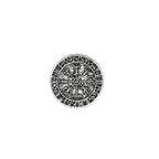 Runes Circle Solid Pin G114