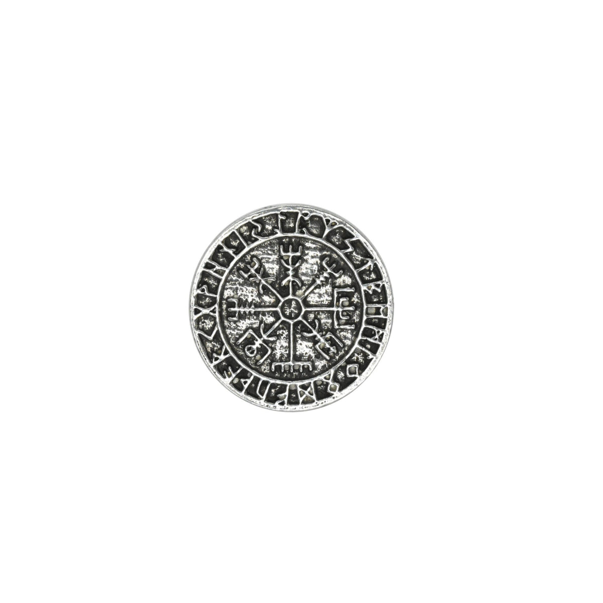 Runes Circle Solid Pin G114