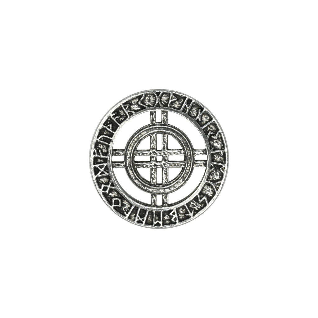 Runes Circle With Cutout Pin G112