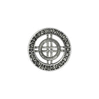 Runes Circle With Cutout Pin G112