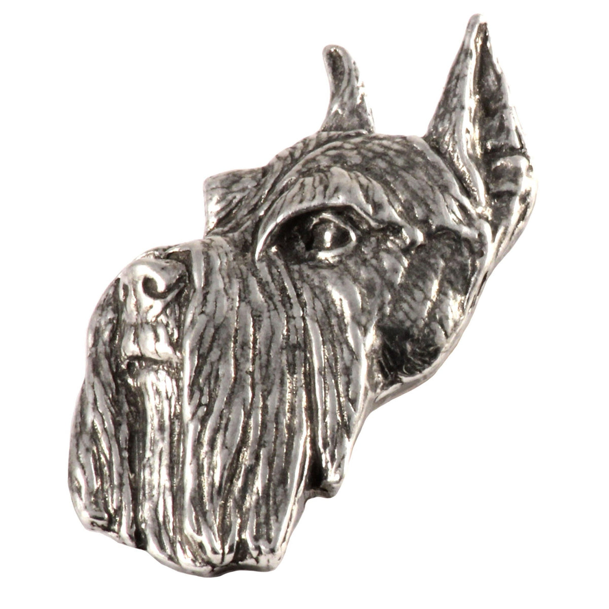 Schnauzer Dog Head Pin D158