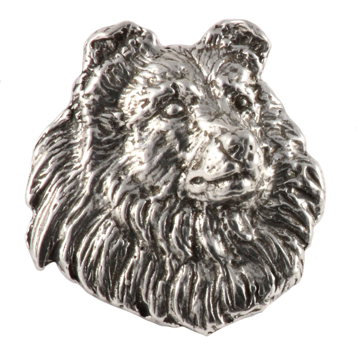 Sheltie Dog Head Pin D164
