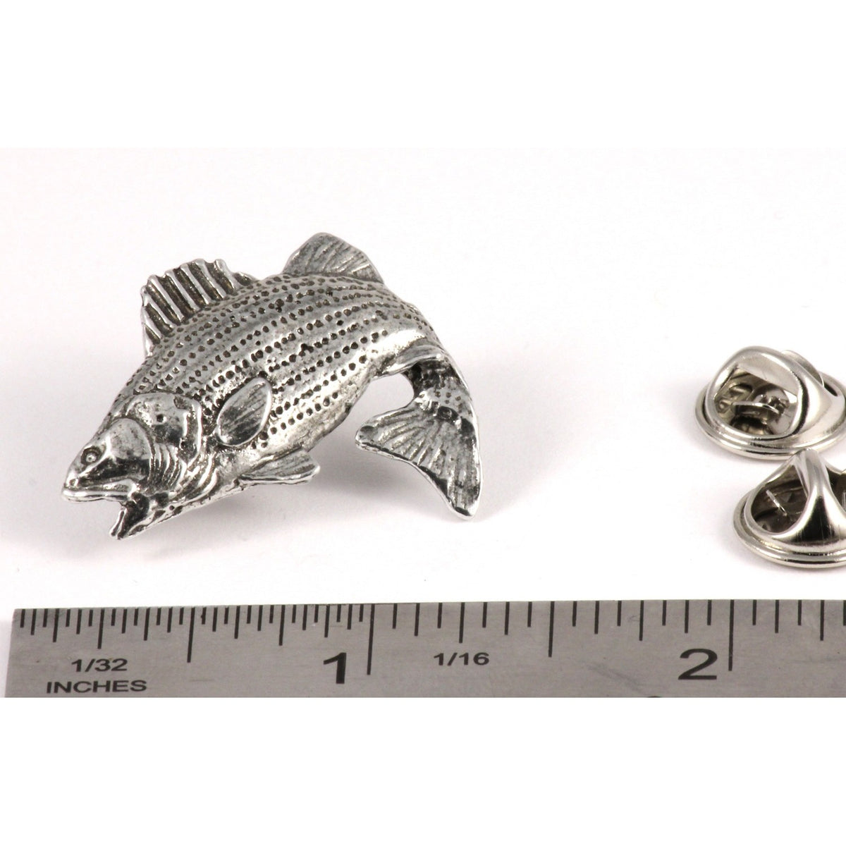 Striped Bass Leaping Pin S052