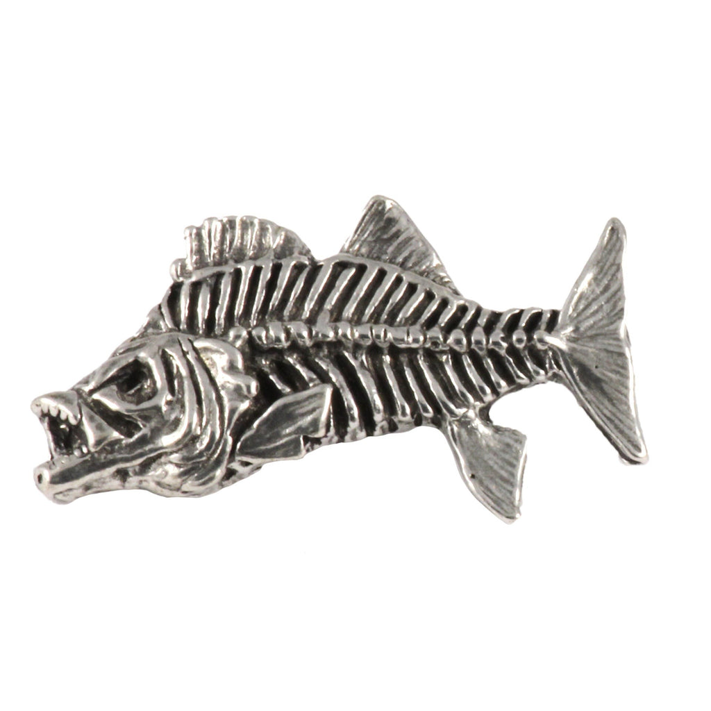 Striped Bass Skeleton Fish Pin S146